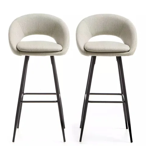 PAIR OF AURELIA BAR STOOLS - COLLECTION ONLY 