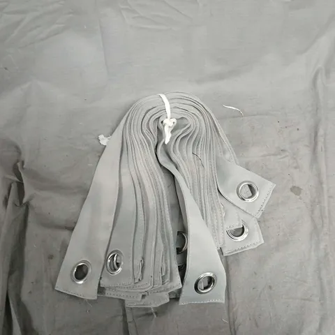 LARGE QUANTITY OF GREY CURTAIN TIEBACKS