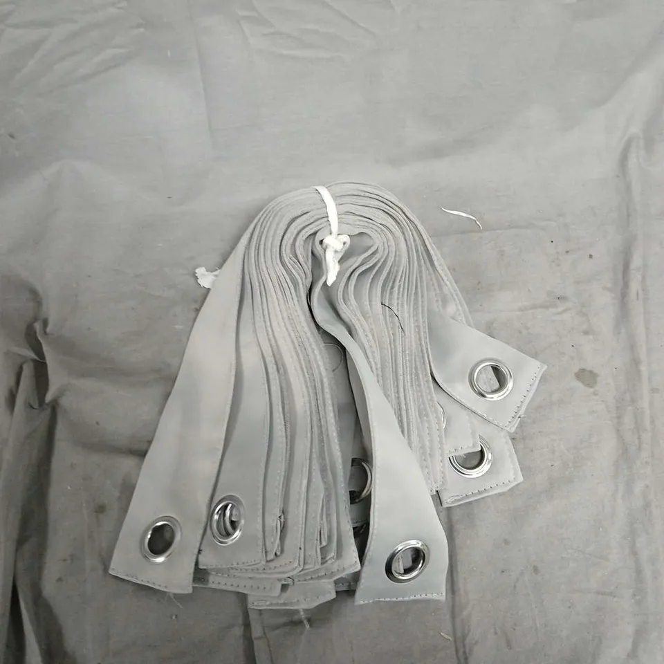 LARGE QUANTITY OF GREY CURTAIN TIEBACKS