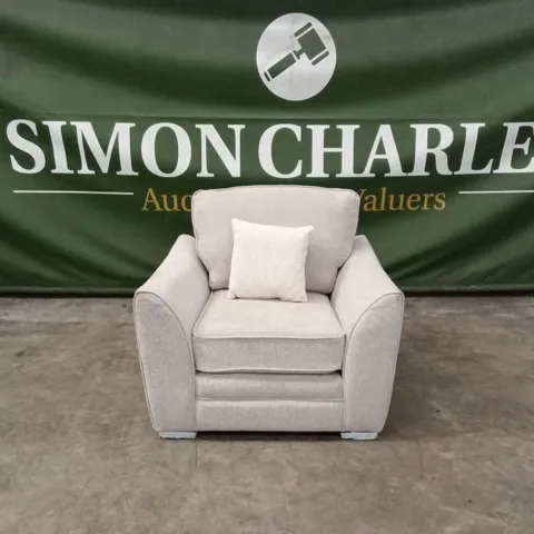 TRINITY FABRIC ARMCHAIR - NATURAL