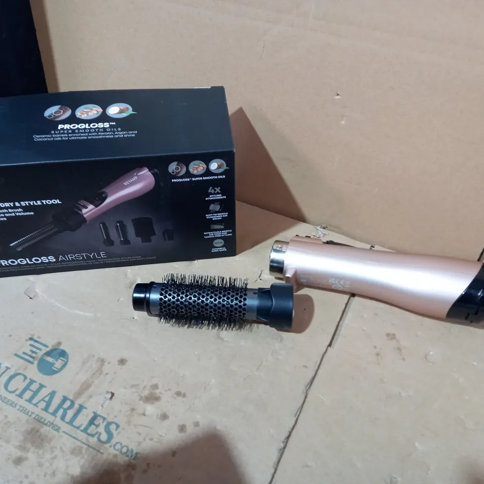 BOXED REVAMP PROGLOSS AIRSTYLE 2-IN-1 BLOW DRY AND STYLE TOOL 