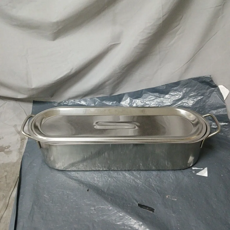 FISH POACHER 45CM STAINLESS STEEL BOXED