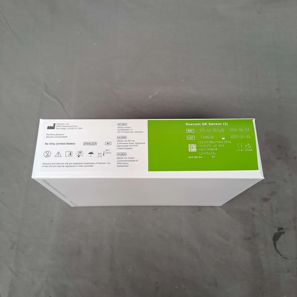BOXED DEXCOM G6 SENSOR 3