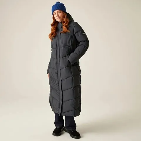 BRAND NEW REGATTA WOMEN'S ELORIA QUILTED JACKET IN ASH - 14