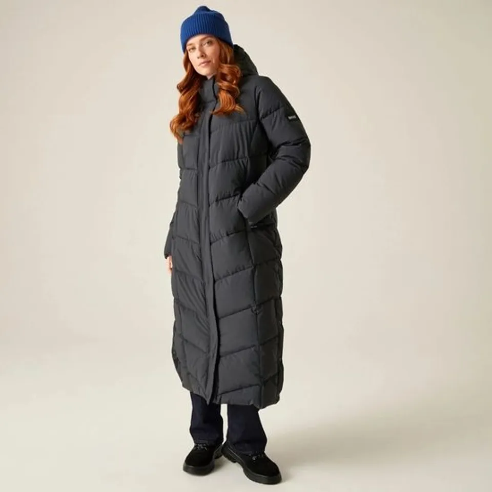 BRAND NEW REGATTA WOMEN'S ELORIA QUILTED JACKET IN ASH - 14