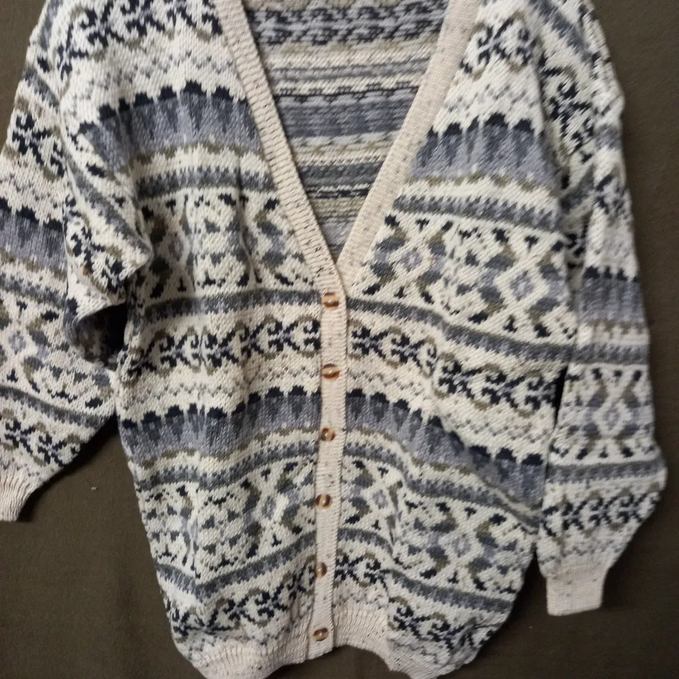 LOT OF 15 AS NEW OPEN DITCH V-NECK CARDIGANS - SIZE UNSPECIFIED