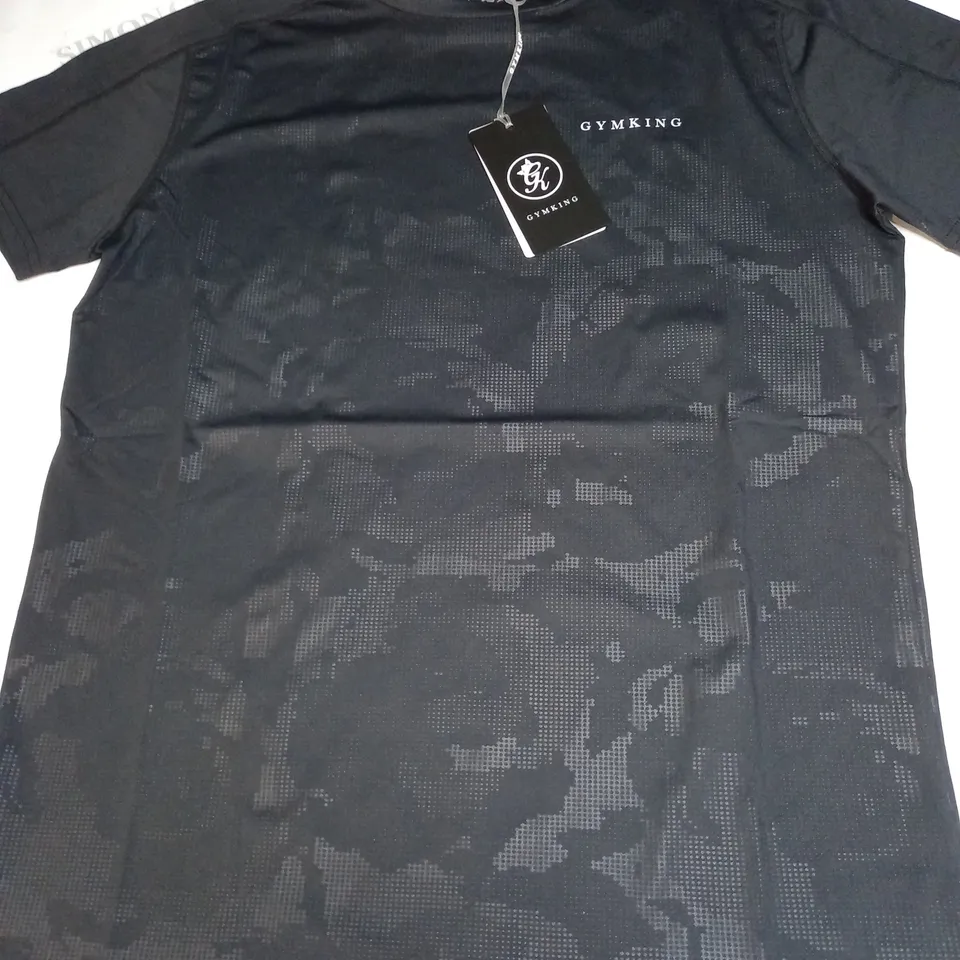 GYMKING DEBOSSED SS T-SHIRT SIZE S