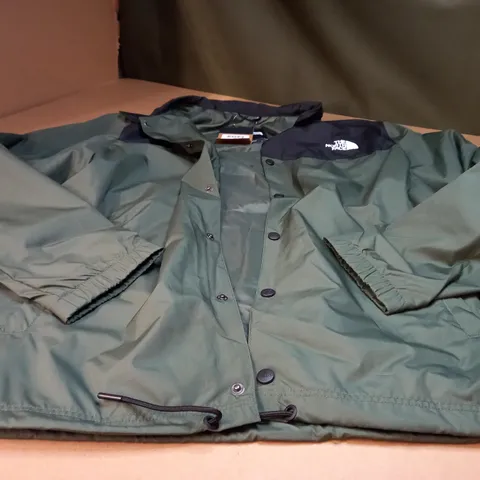 THE NORTH FACE BLACK/KHAKI COACHES JACKET - LARGE