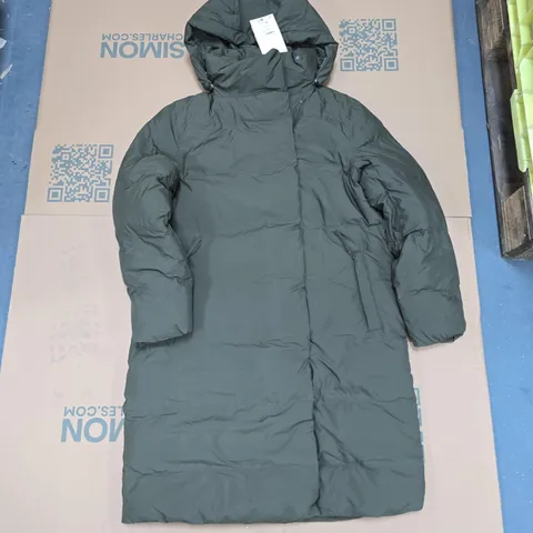 SEASALT CORNWALL RAIN WOMEN’S PUFFER COAT – UK 14 (EU 42) – DARK GREEN