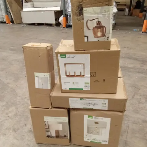 PALLET TO CONTAIN APPROXIMATELY 30 ASSORTED DESIGNER LIGHTING PRODUCTS