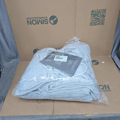 OUTLET COZEE HOME FAMILY SIZED FAUX FUR & VELVETSOFT HEATED THROW