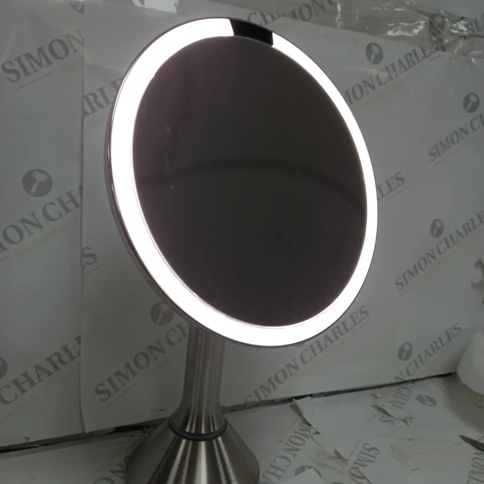 SIMPLEHUMAN 20CM SENSOR MIRROR WITH TOUCH-CONTROL BRIGHTNESS 10X MAG - COLLECTION ONLY