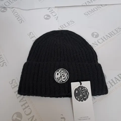 PRETTY GREEN PENNANT KNIT BEANIE 