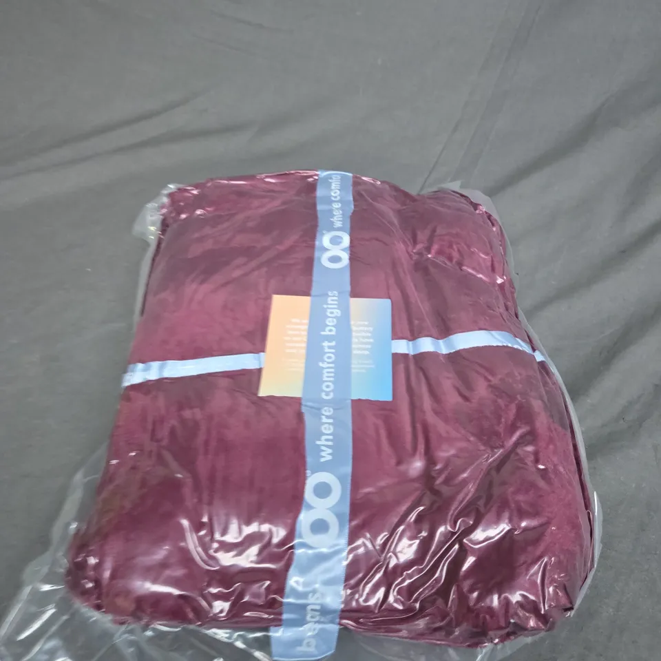 SEALED OODIE ADULT OVERSIZED HOODED BLANKET - SOLID BURGUNDY