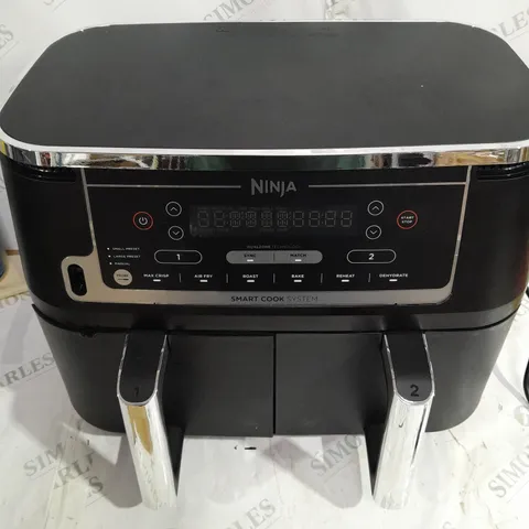 BOXED NINJA FOODI MAX 9.5L DUAL ZONE AIRFRYER AF451UK