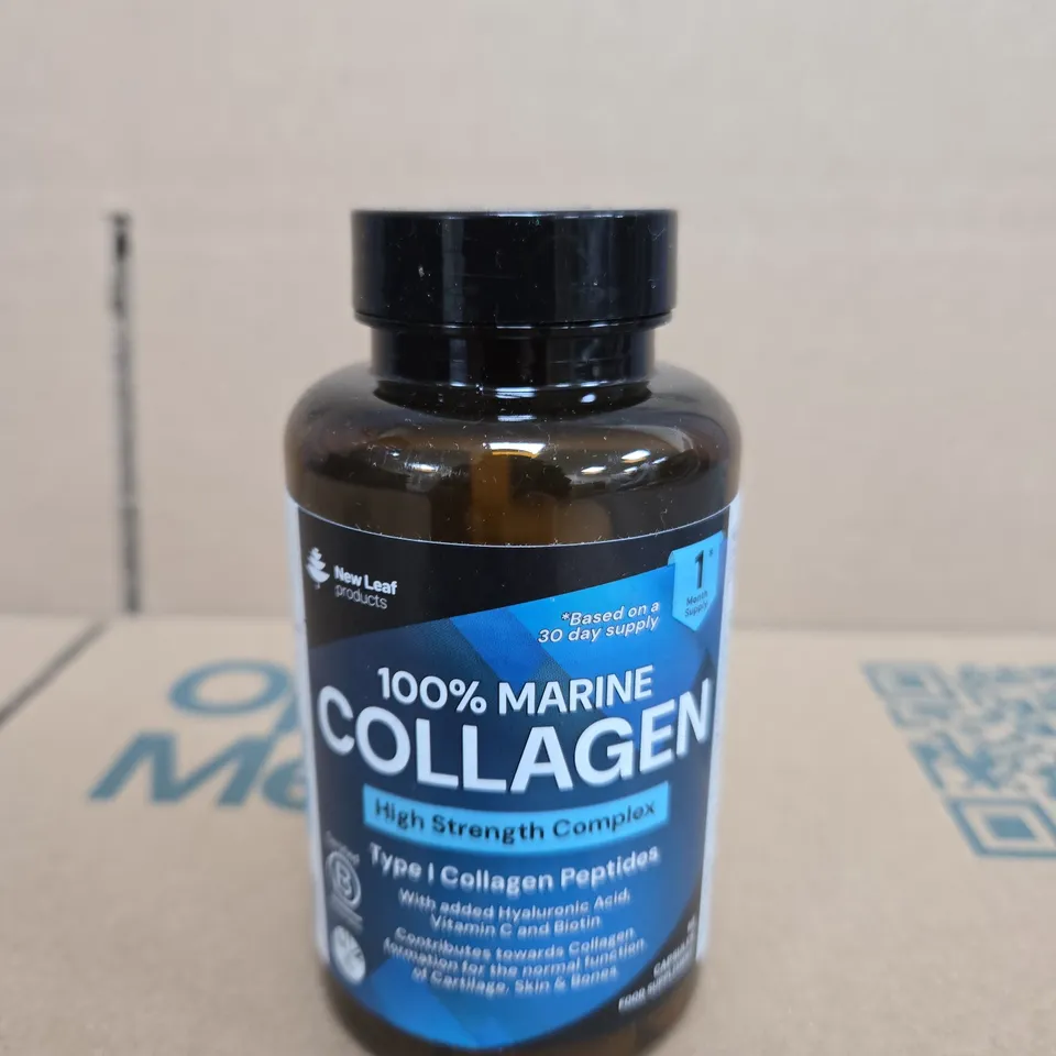 NEW LEAF SUPER COLLAGEN CAPSULES 100% MARINE COLLAGEN 1380MG - X60