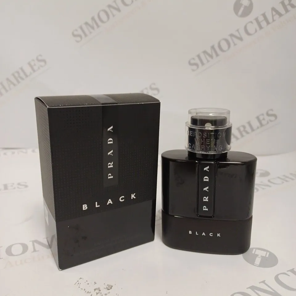 BOXED PRADA LUNA ROSSA BLACK EAU DE PARFUM 50ML 