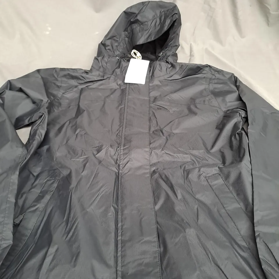 MOUNTAIN WAREHOUSE TORRENT LIGHTWEIGHT WATERPROOF WOMENS JACKET IN BLACK - UK 12