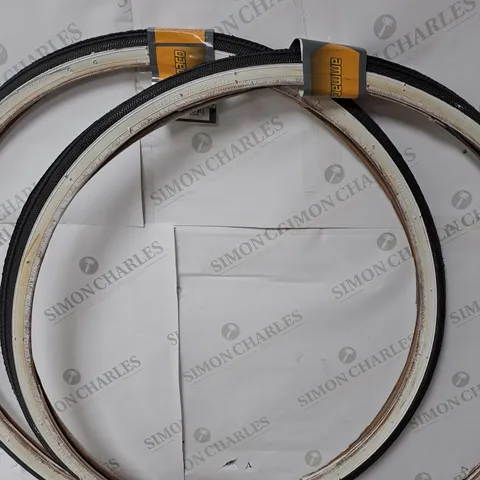 SET OF 2 AMMACO WHITE WALL BIKE TYRES 26"
