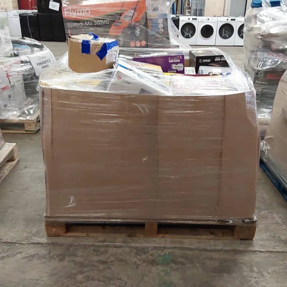 PALLET OF APPROXIMATELY 128 UNPROCESSED RAW RETURN HIGH VALUE ELECTRICAL GOODS TO INCLUDE;