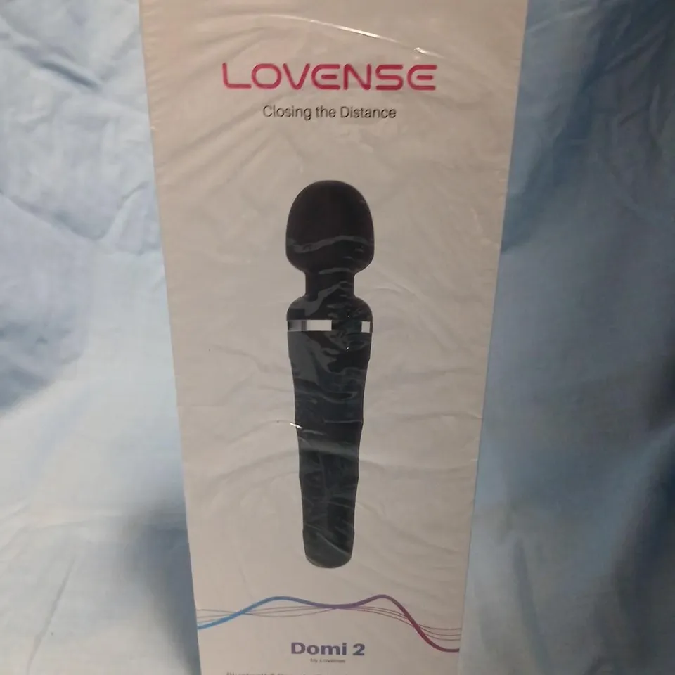 LOVENSE DOMI 2 BLUETOOTH REMOTE-CONTROLLED WAND VIBRATOR – BOXED