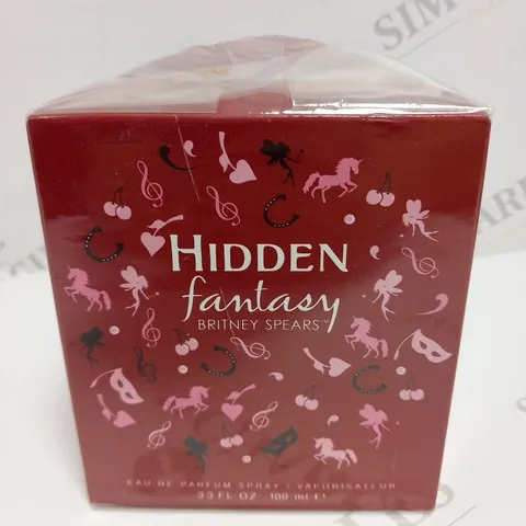 BOXED AND SEALED HIDDEN FANTASY BRITANY SPEARS EAU DE PARFUM 100ML
