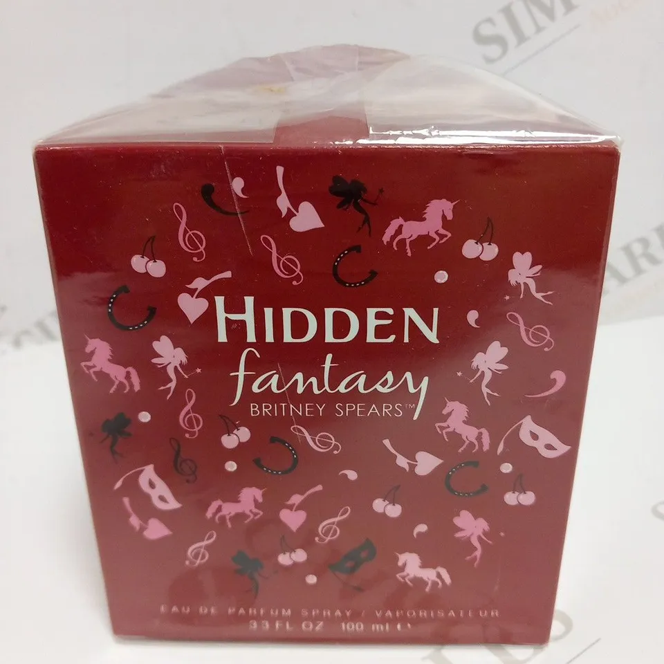 BOXED AND SEALED HIDDEN FANTASY BRITANY SPEARS EAU DE PARFUM 100ML