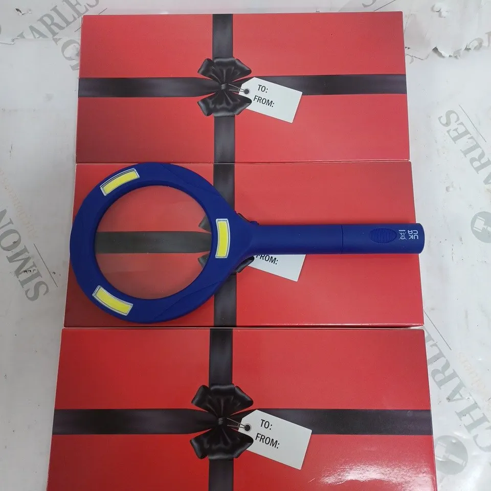 FLIPO SET OF 3 JUMBO COB LED MAGNIFIIERS