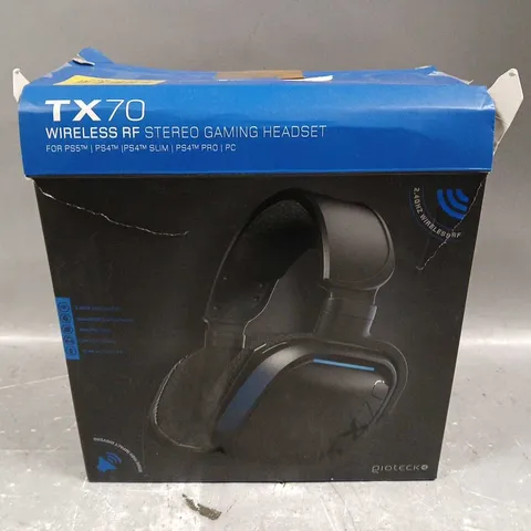 GIOTECK TX70 WIRELESS RF STEREO GAMING HEADSET