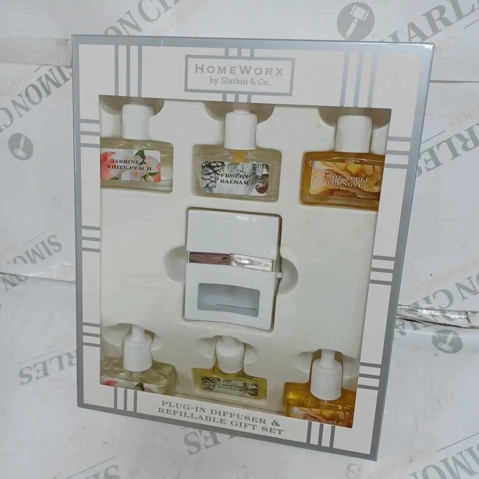 HOMEWORX PLUG-IN DIFFUSER AND REFILLABLE GIFT SET