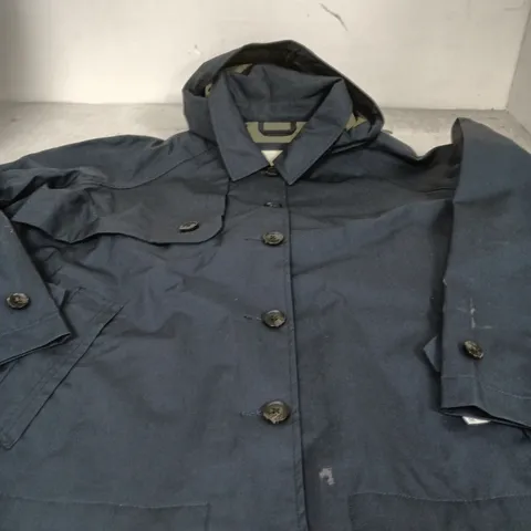 SEASALT CORNWALL RAIN JACKET – NAVY, UK 16 (EU 44, US 12)