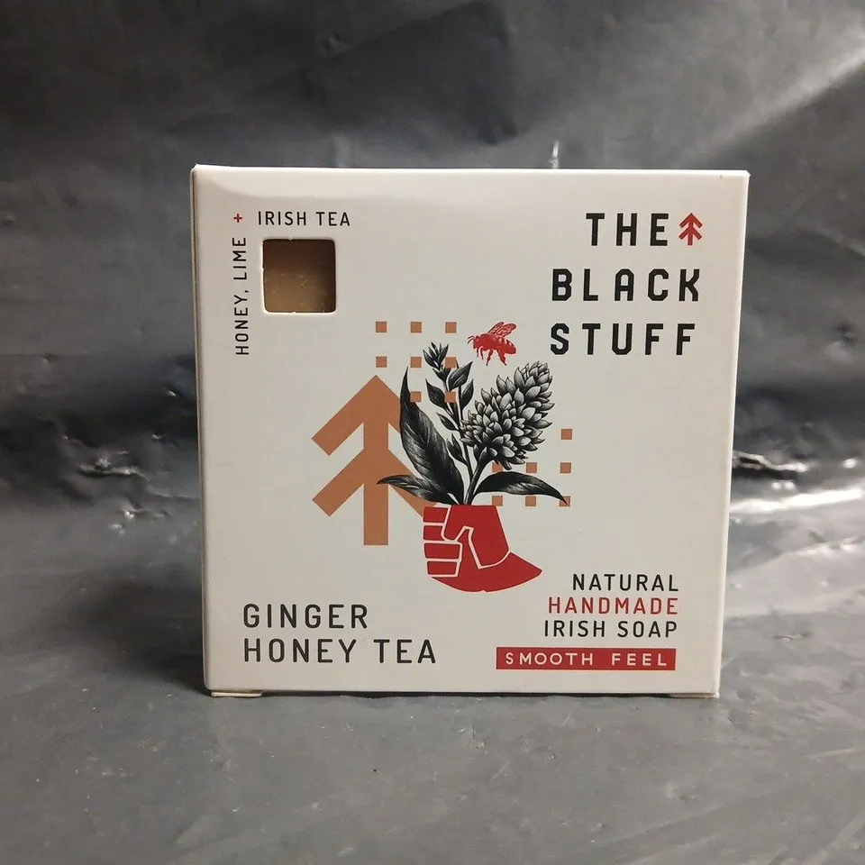 THE BLACK STUFF GINGER HONEY TEA NATURAL HANDMADE IRISH SOAP