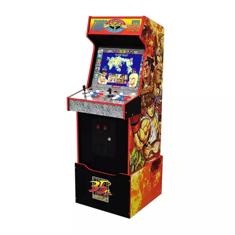 BOXED ARCADE 1UP TURBO STREET FIGHTER 14-IN-1 WIFI LEGACY ARCADE MACHINE (1 BOX)