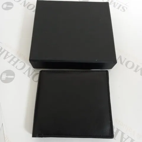 BOXED RFID LEATHER WALLET