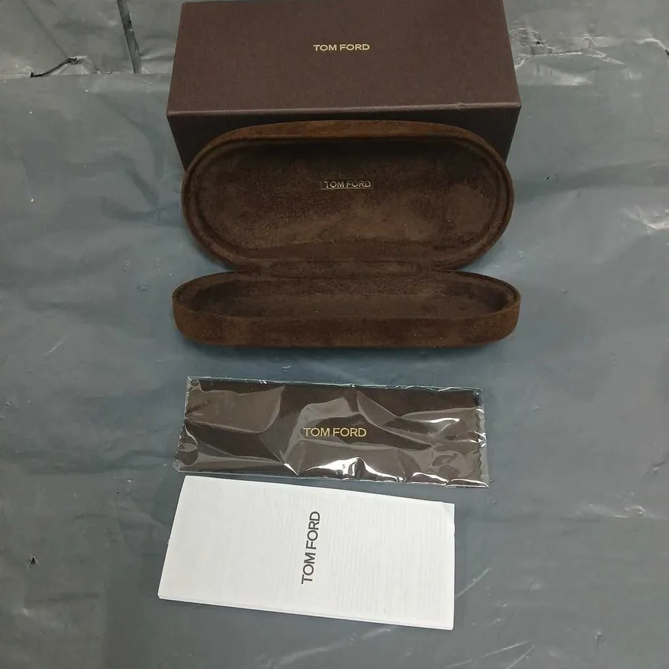 BOXED TOM FORD GLASSES CASE IN BROWN