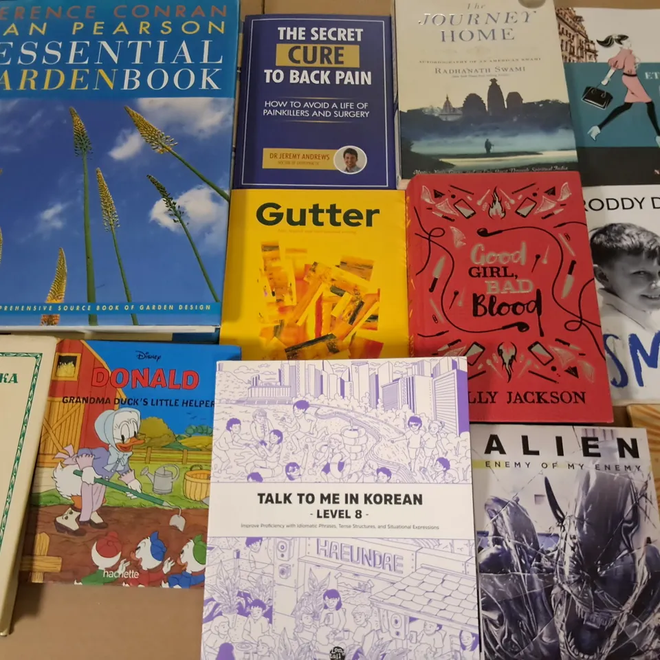 LARGE QUANTITY OF ASSORTED BOOKS TO INCLUDE STEEL PRINCESS, THE TRANSLATORS INVISIBILITY AND VARIOUS KIDS BOOKS