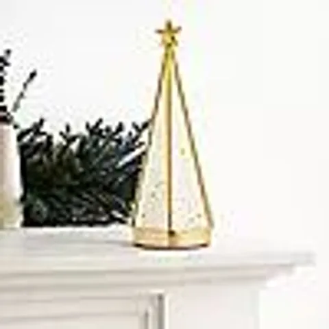 HOME STORIES PRE LIT GOLD MERCURY GLASS STAR OR TREE