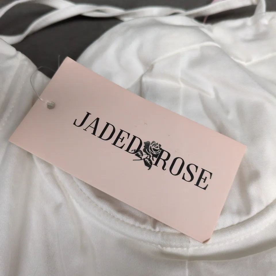 JADED ROSE CORINTHIA MIDAXI CORE WHITE DRESS – WOMEN'S UK SIZE 8
