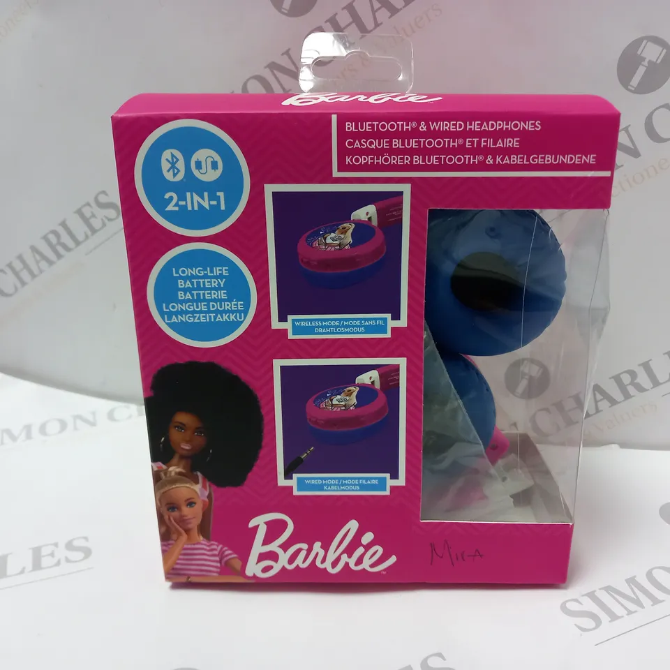 BOXED BARBIE 2-IN-1 HEADPHONES  RRP £24.99