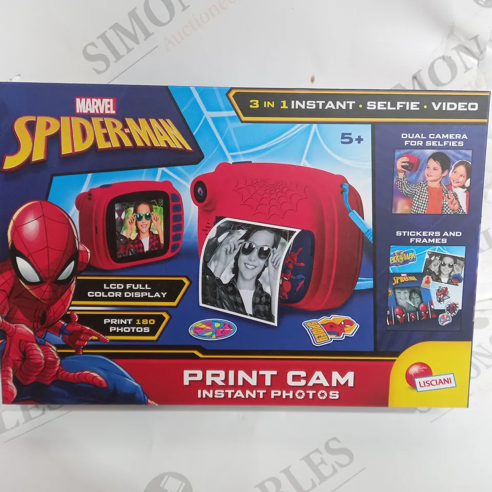 BOXED LISCIANI MARVEL SPIDER MAN PRINT CAMERA 