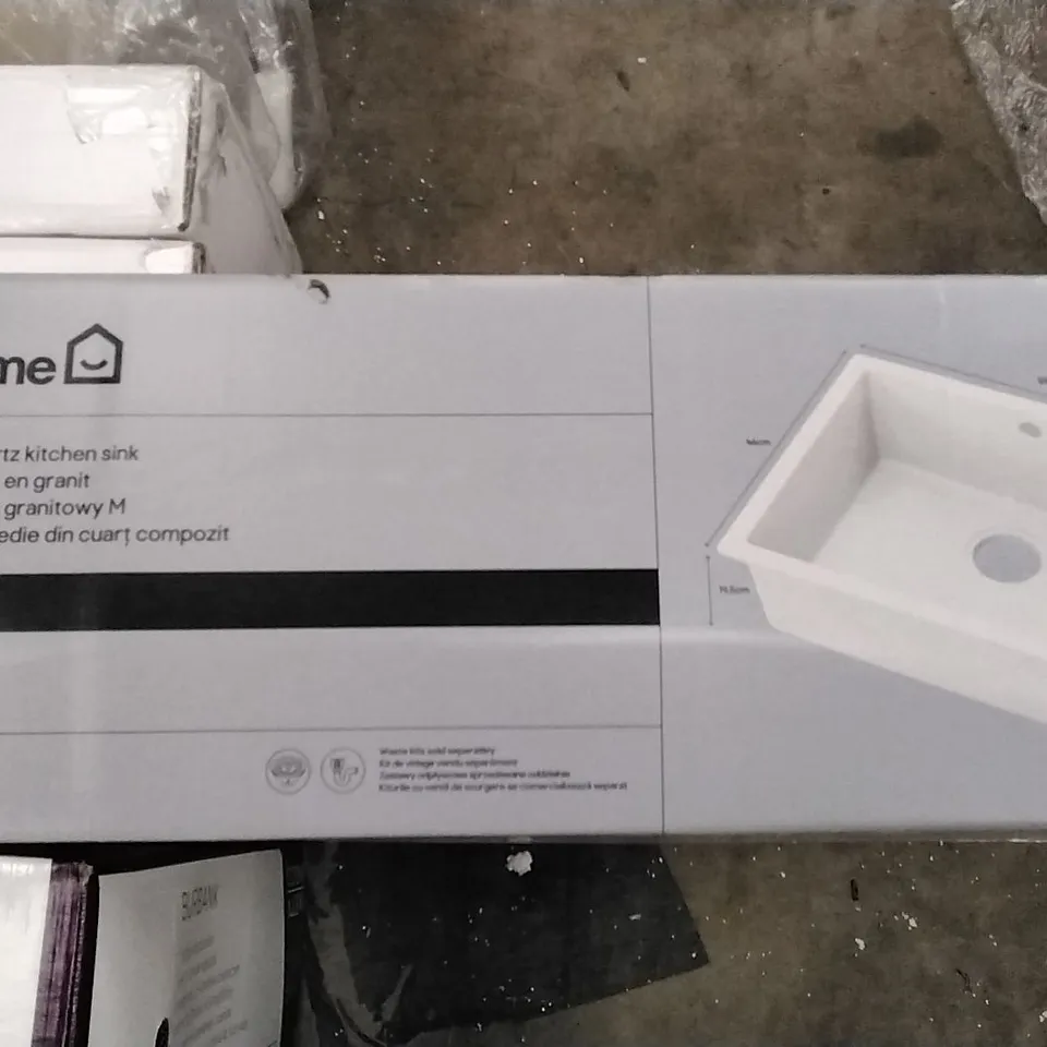 BOXED SORREL MEDIUM COMPOSITE QUARTZ KITCHEN SINK
