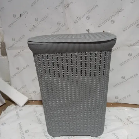 BLUECANYON LACE STORAGE BASKET GREY