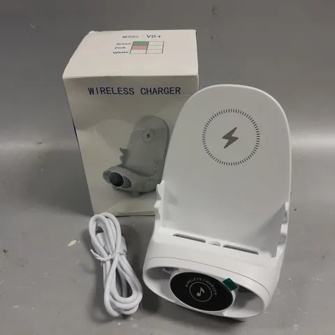BOXED V8+ WIRELESS SMARTPHONE CHARGER