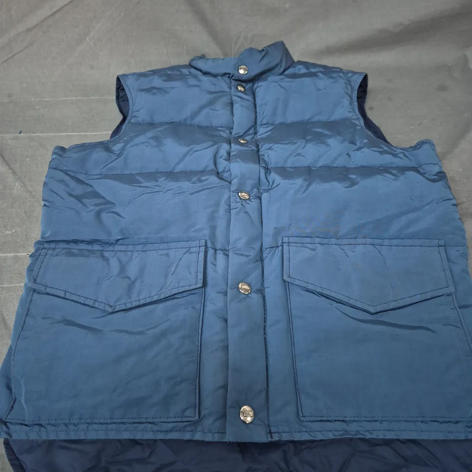 WOOLRICH MEN'S DOWN GILET - BLUE - SIZE M (MEDIUM)