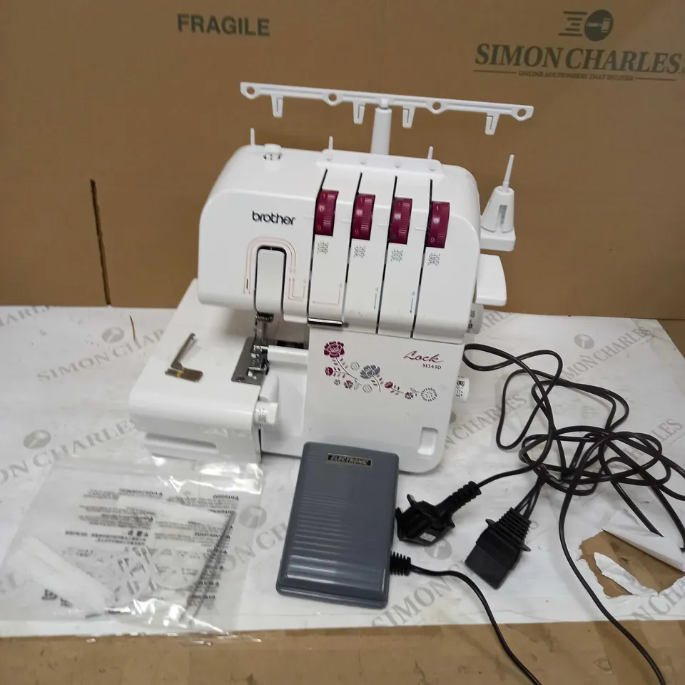 BROTHER M343D OVERLOCK MACHINE