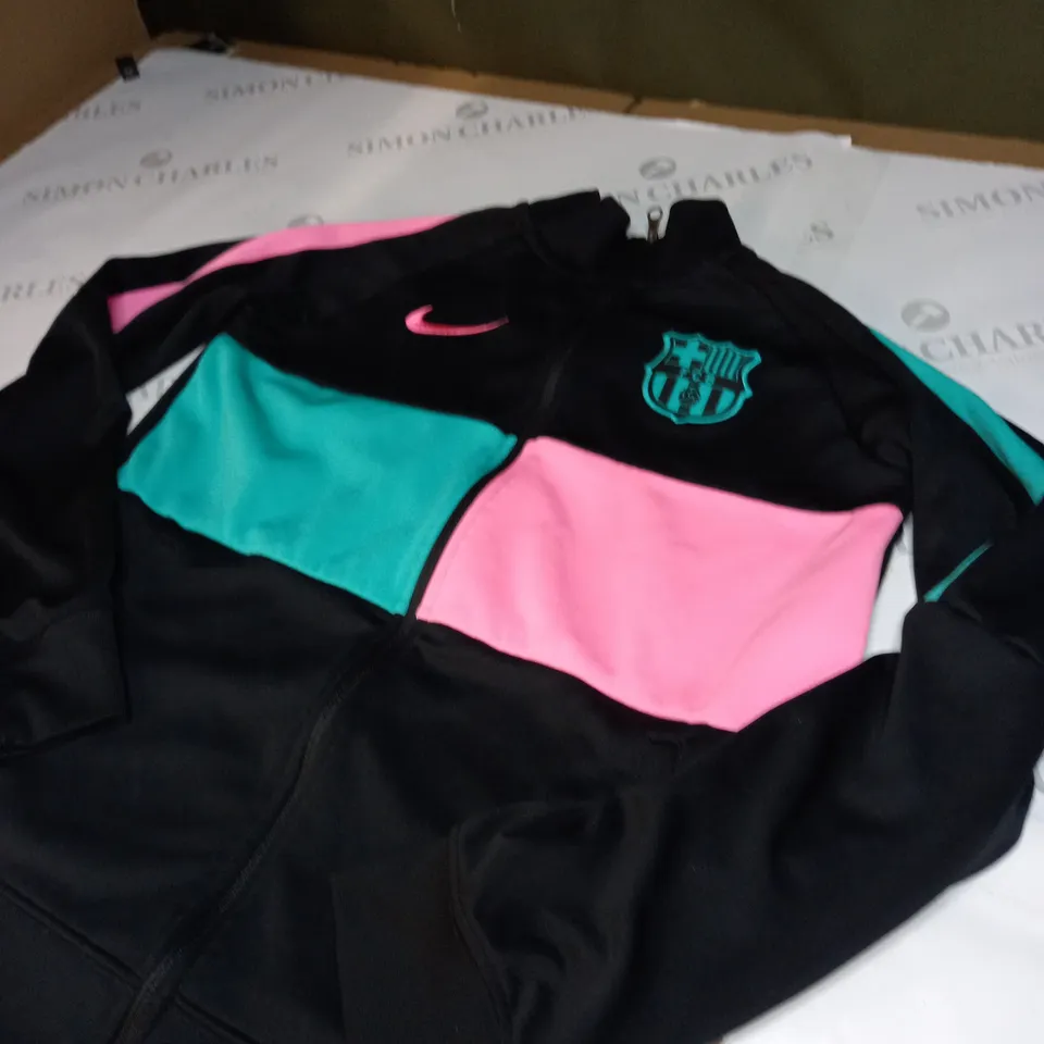 FC BARCELONA ZIPPED TRAINING JACKET SIZE M