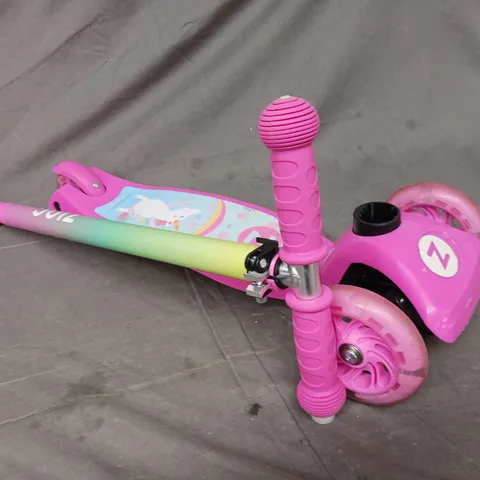 BOXED ZINC THREE WHEELED EXPLORER SCOOTER