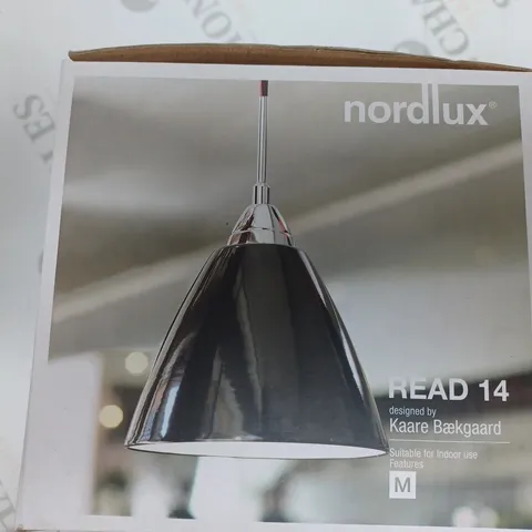 BOXED NORDLUX READ 1-LIGHT MINI PENDANT IN BLACK