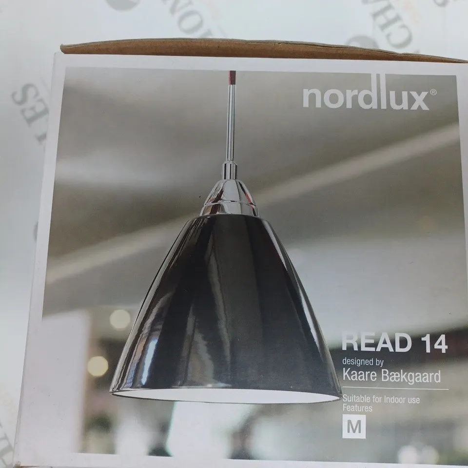 BOXED NORDLUX READ 1-LIGHT MINI PENDANT IN BLACK