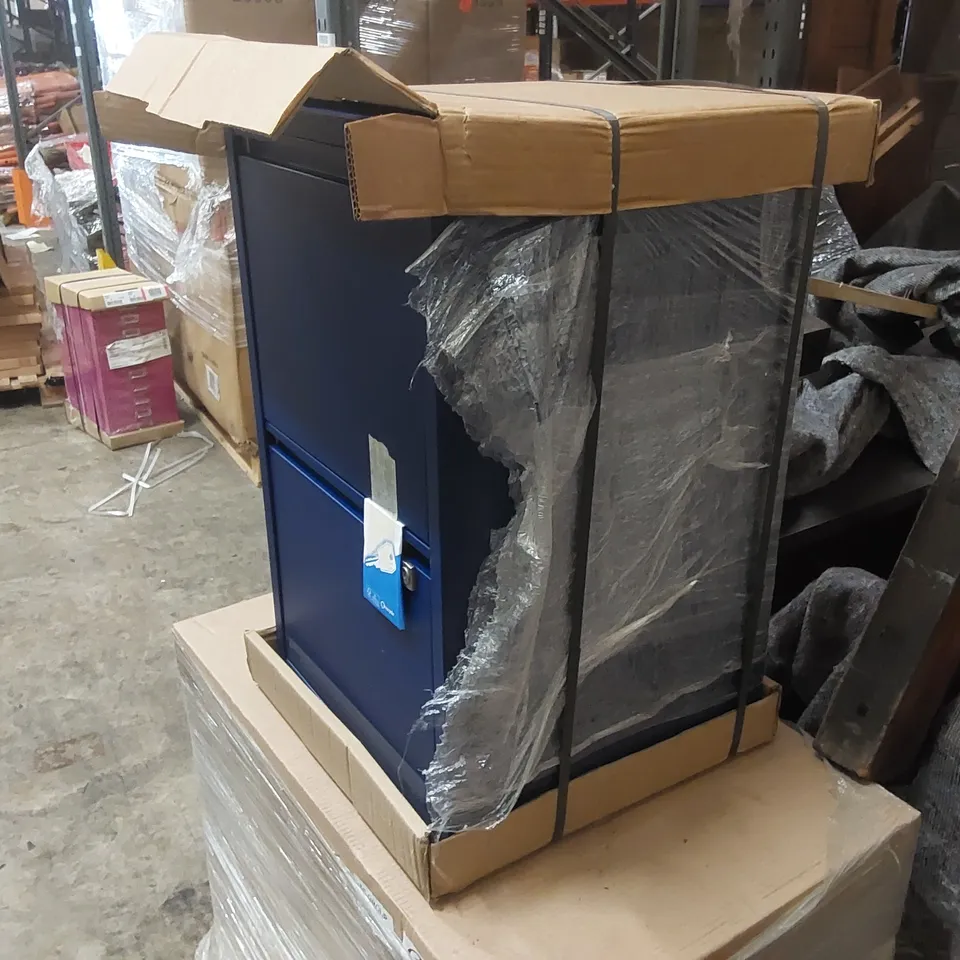 BRAND NEW BISLEY HOME FILING CABINET - OXFORD BLUE